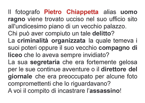 CHI HA UCCISO LUOMO RAGNO TRAMA